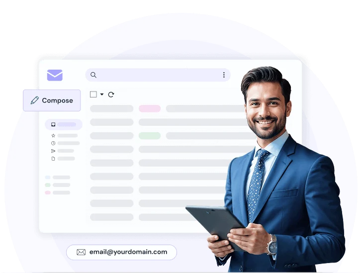 Business email illustration